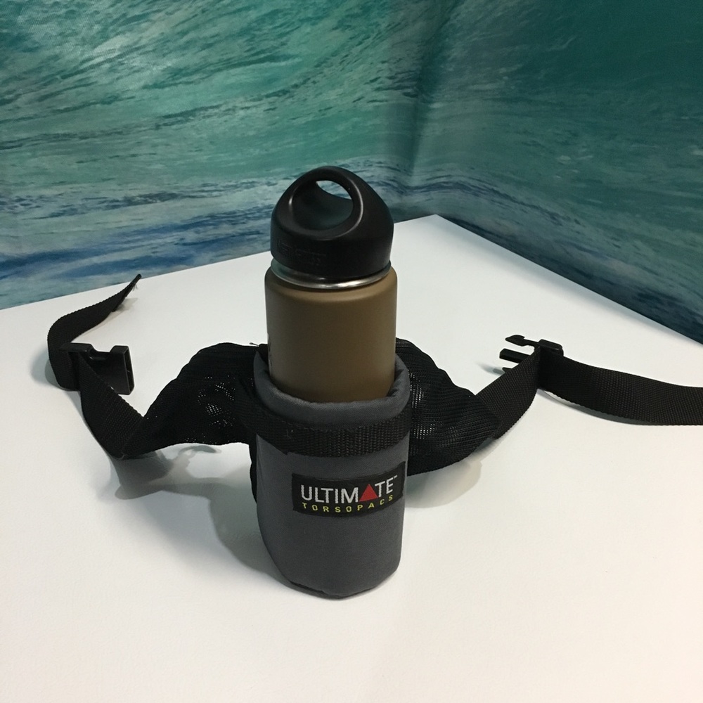 Bottle holder fanny pack w/2 pockets EUC